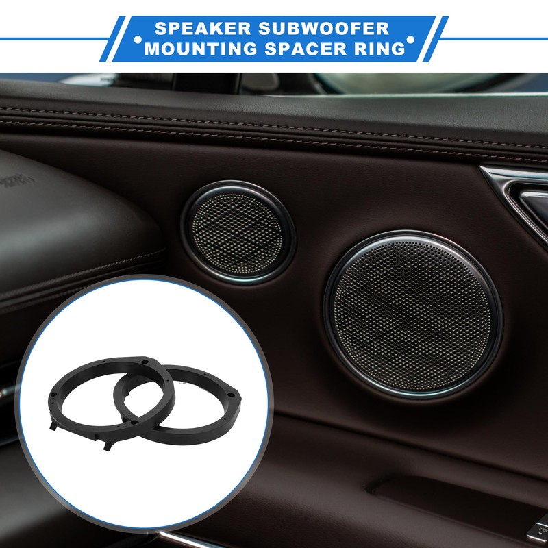 VekAuto 2 Pcs Speaker Spacer Ring Tweeter Speaker Spacer Adator