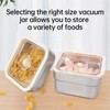 R-PACK Vacuum Food Jar for Freshness - Airtight Food Storage