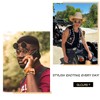 Glclrs Round Flip Up Sunglasses – Small Flip-Up Shades with