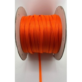 JDDTech Polyurethane 3/8 inch 6mm braid expandable cable sleeving UV Orange 16.4 Ft (5m)
