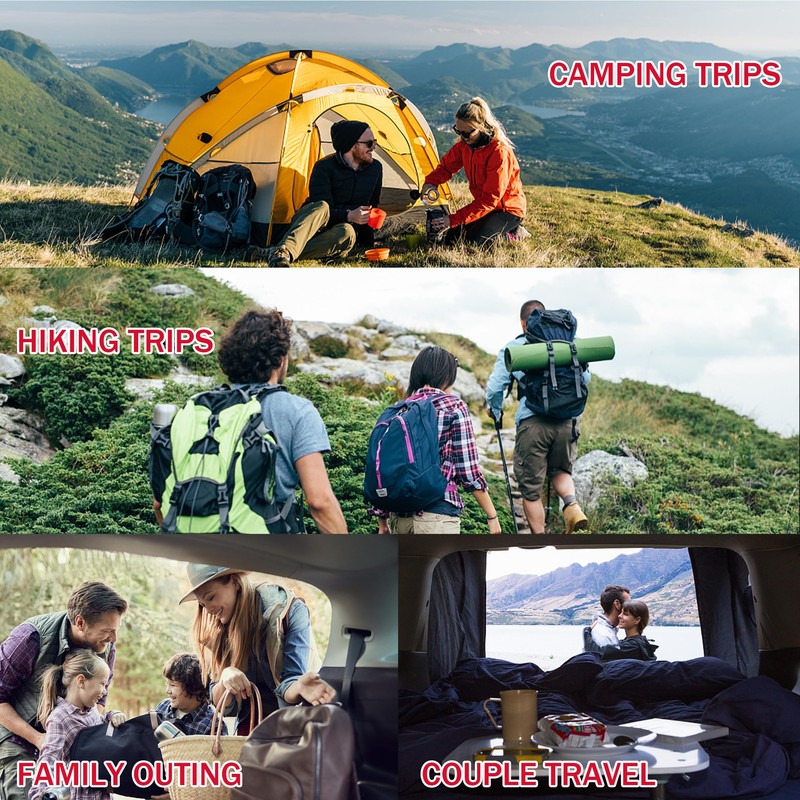 QEZER Ultralight Down Sleeping Bag for Adults with 600 Fill