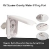 TOTMOX RV Fresh Water Locking Cap Gravity Water Inlet With