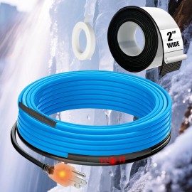 MAXKOSKO 9 Feet Water Pipe Heat Trace Kit for for 120V Electric Pipe Heat Cable