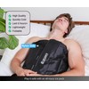 Large Full Body Ice Pack – 45x16 inches, Black Reusable