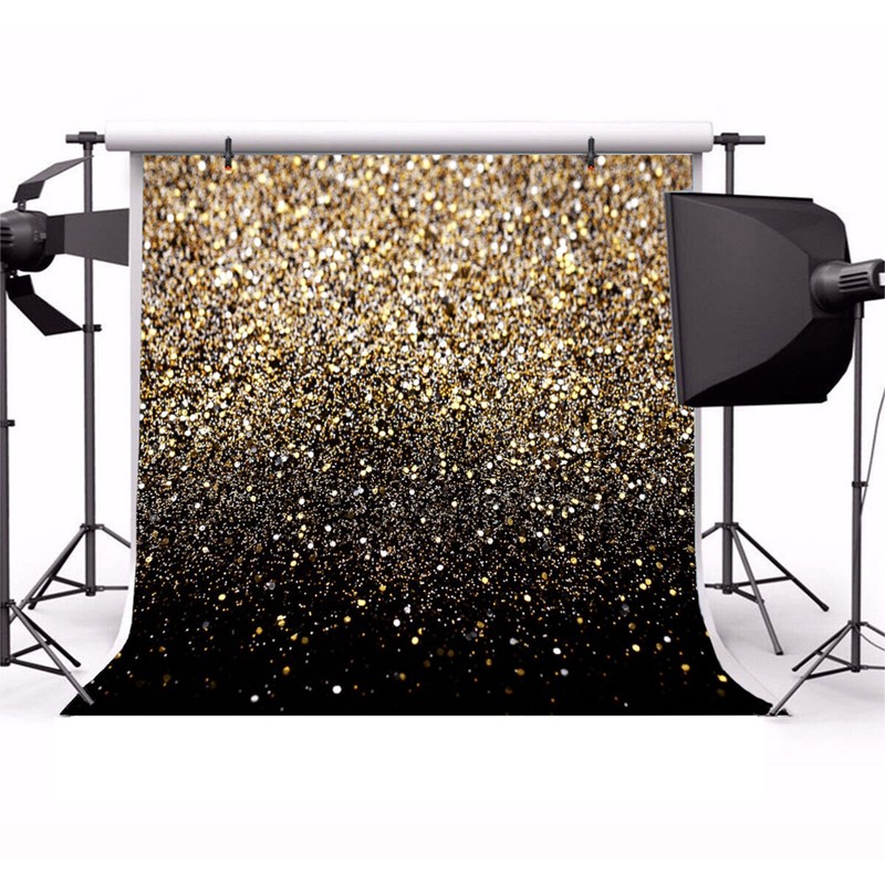 Vinyl Background Cloth Gradient Sequin Light Spot Collapsible Backdrop for