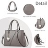DORRISO Elegant Women Handbag Small PU Leather Top Handle Bag