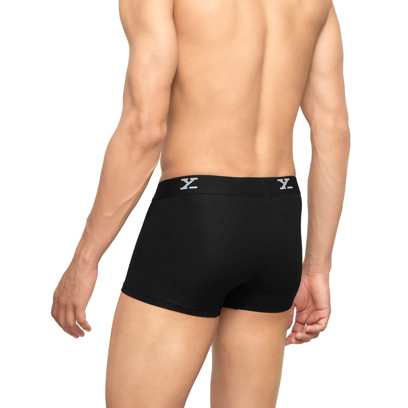 XYXX Men's Ace Micromodal Regular Fit Solid Antimicrobial Swimming Trunks