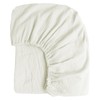Boqingzhu Muslin Cotton Fitted Sheet 180 x 200 cm White