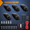 Nilight LED Cab Marker Lights 5 PCS 24 LED Smoke