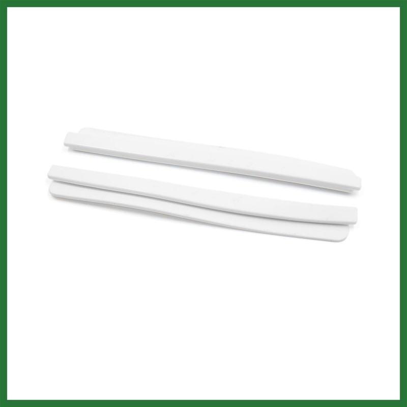 Motoforti 8pcs White Plastic Car Body Door Side Edge Anti-collision