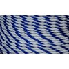 LILBURN ROPE CO. 3 Strand White and Blue Polypropylene Pool
