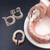 4-Piece Dental Rubber Dam Clamps Set, Hard Resin Material, Includes