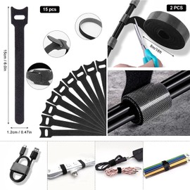 181pcs Cable Management Box, Organizer for Cords and Wires