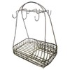 Metal Dish Caddy By Colonial Tin Works,grey,11.5 x 8.75 x
