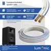 Lumonic Speaker Cable | 25 m White | 2 x