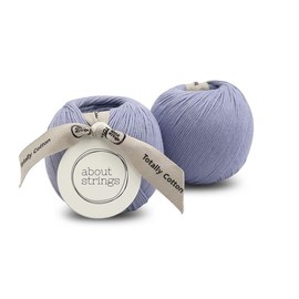 About Strings 100% Organic Cotton No.3 Light DK Yarn 3.53oz(100g) 234 Yards per Ball, 2-Pack (Lavender)