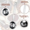 Geiserailie 8 Pieces 2 Tablespoon Scoops with Long Handle, 30