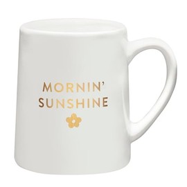 Santa Barbara Design Studio Gift Coffee Mugs Tapered Artisan Ceramic Coffee or Tea Cup, 18-Ounce, Mornin' Sunshine
