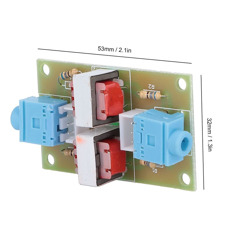 Stereo Audio Isolator XH-M372 Noise Isolation Module with 3.5 mm