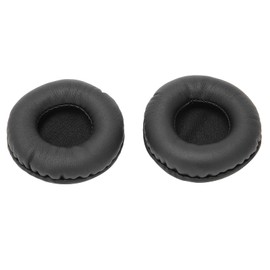1 Pair Universal Soft Sponge Headphone Ear Pads Ear Cushion Headset Cups Covers Replacement,Fit for 60mm / 2.4In Headphones,Black