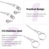 Swpeet 15Pcs 7/16 x 1-3/4" Spring-Loaded Lynch Pin Linch Pin