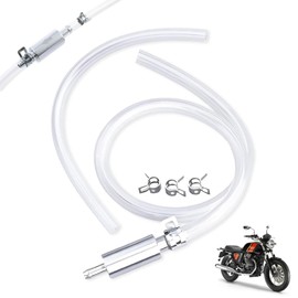 UQGVML Brake Bleeder Hose Kit to Motorcycles, One Way Check Brake Bleeding Valve, Corrosion-Resistant Hose Aluminum Pump Valve Body for Car Motorcycle Bicycle Brake Bleed