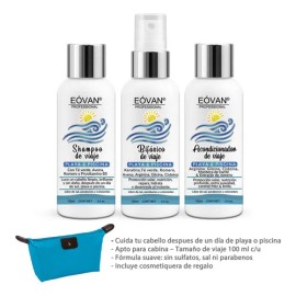 Kit Playa Cuida Tu Cabello: Limpia, Nutre, Protege 100ml C/u