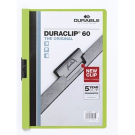 Durable Duraclip 60 Clipfile for 1-60 A4 Sheets - Green