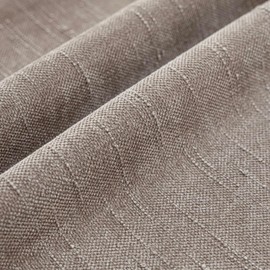 Foindtower Set of 2 Soft Textured Chenille Throw Decorative Pillow Covers Square Accent Solid Cushion Cover Cozy Neutral Farmhouse Pillow Case for Couch Sofa Bedroom Living Room 22x22 Inch,Light Taupe