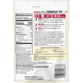 Martha White Gladiola Mexican Style Cornbread Mix, 6 oz (Pack of 2)