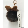 Monoa Women's Key Holder, Accessories, Cute, Rabbit Ears, Fake Fur