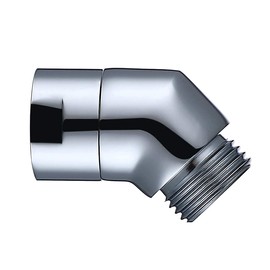 Generic 45 Degree Chrome Plated Handheld Shower Head Adapter 1