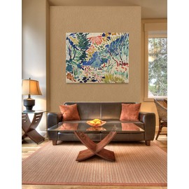IPIC - In Landscape at Collioure by Henri Matisse, Classic World Famous Painting Giclee Print on Cotton Canvas Stretched over Pine Wood Frame for Wall Decor Size 30x24 in