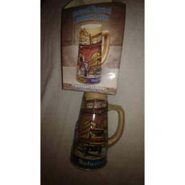 BUDWEISER HISTORICAL LANDMARK SERIES, CLYDESDALE STABLES, EST. 1885, BEER STEIN