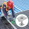 M METERXITY 12-Pack Solar Panel Mount Mid Clamps 30mm T