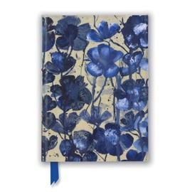 Wan Mae Dodd - Blue Poppies Foiled Journal (Flame Tree Notebooks): Unser hochwertiges, liniertes Blankbook mit festem, künstlerisch geprägtem Einband ... Notizbuch DIN A 5 mit Magnetverschluss)