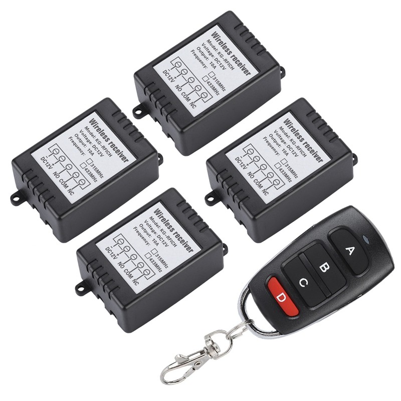 DC 12V One way One For Four Wireless Remote Control