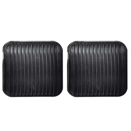 CROSSDESIGN Brake & Clutch Pedal Pad Kit Compatible with Jeep Wrangler TJ LJ 1987-2006 / Fit Jeep Cherokee XJ 1987-2001 Pedal Pads Cover 2pcs 52002750 20780