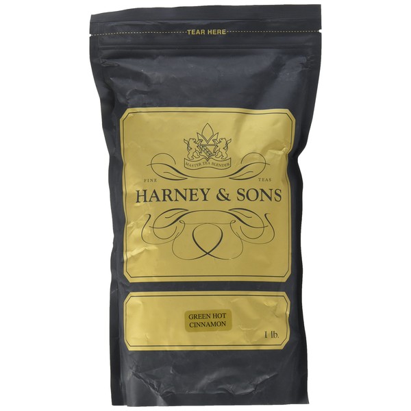 Harney and Sons Green Hot Cinnamon Loose Tea, 16 Ounce
