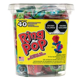 Ring Pop Dulces Ring Pop (40 Pzs)