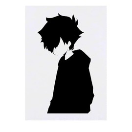 'Minimalist Emo Boy' Temporary Tattoo - Water Resistant, Skin-Safe, Non-Toxic Transfer (TO00078773)