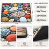 Non-Slip Bathroom Bath Mat – Absorbent Quick-Dry Shower Floor Rug
