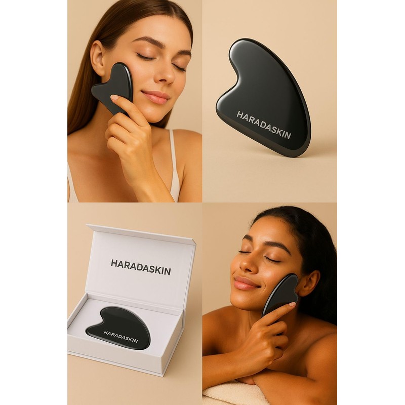 HARADASKIN - Gasha, Rose Quartz Cassa Plate, Manual Massage Plate,