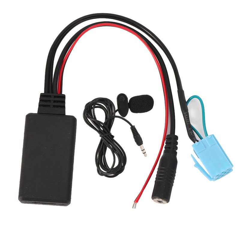 8Pin Bluetooth AUX IN Cable Adapter with Microphone Handsfree Calling