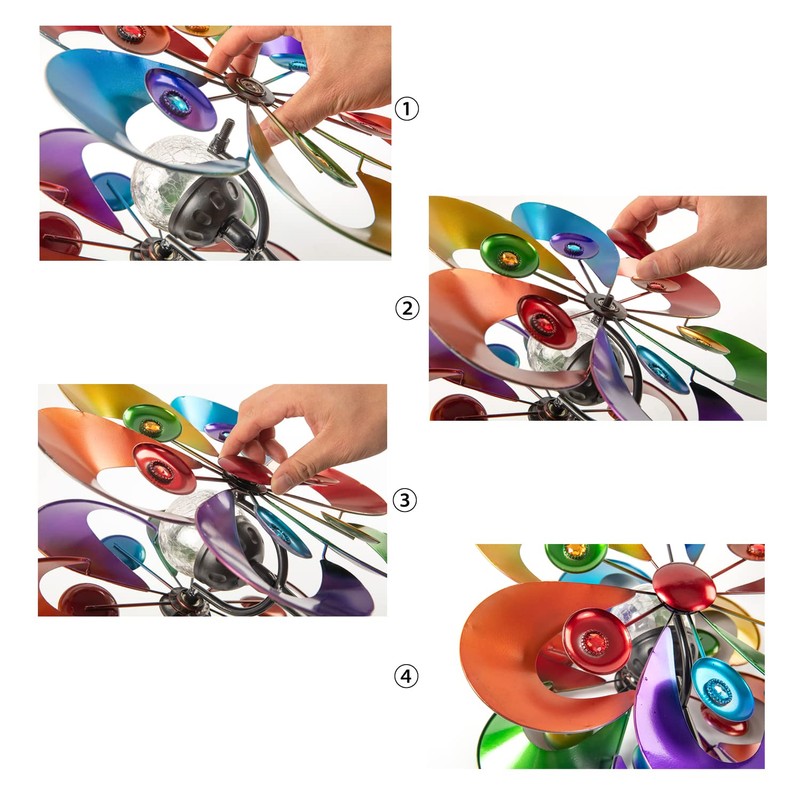 Wind Spinner - Replacement Solar Powered Glass Ball for Newer