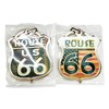 [49ers] Route 66 ROUTE66 Metal Key Ring, American Souvenir, American