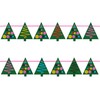 Christmas Pack of 4 Festive Decorative Buntings + Merry Christmas