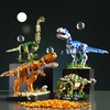 LEQUMOC Dinosaur in Building Sets, L007, Jurassic Velociraptor Mongoliensis, Dino