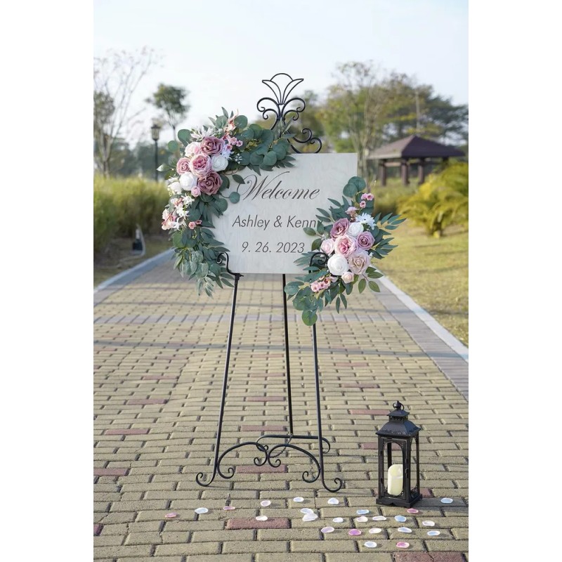 2pzs Pequeños Ramos Flores De Arco De Boda Flores Guirnalda
