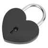 Padlock, Metal Heart Lock with Key, Metal Lock for Luggage,